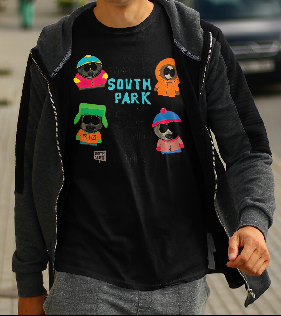 C'mon Down To South Park And Meet Some Friends Of Mine South Park Characters T-Shirt