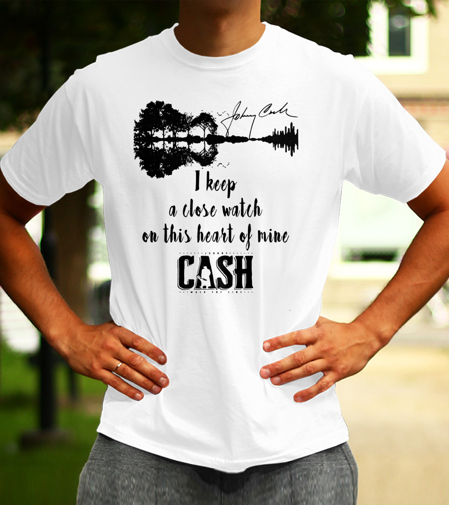 Johnny Cash I Keep A Close Watch On This Heart Of Mine T-Shirt