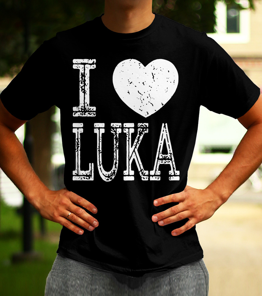 I Love Luka Basketball NFL T-Shirt