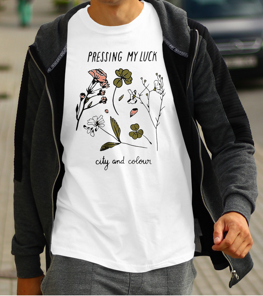 Pressing My Luck City And Colour Floral T-Shirt