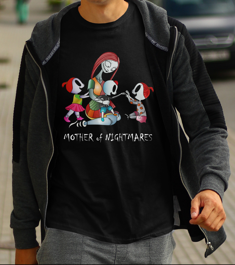 Mother Of Nightmares Family Halloween Skeleton Characters T-Shirt