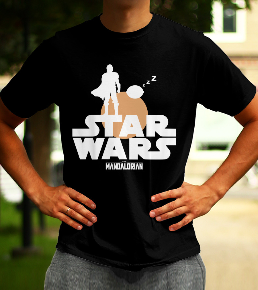 Star Wars The Mandalorian Sleeping Duo T-Shirt