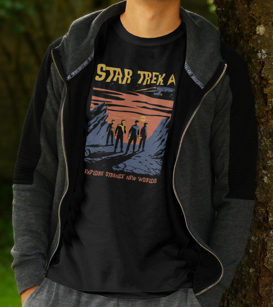 Star Trek Explore Strange New Worlds Starship Crew Adventure T-Shirt