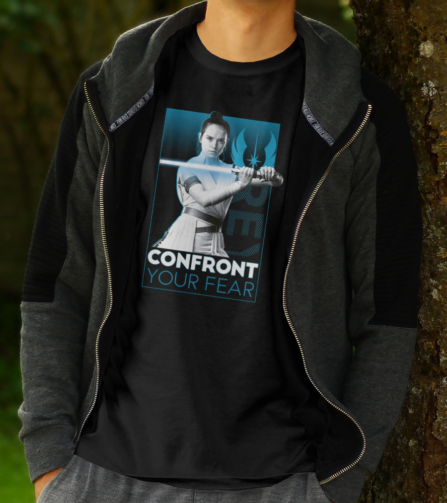Star Wars Rey Confront Your Fear T-Shirt