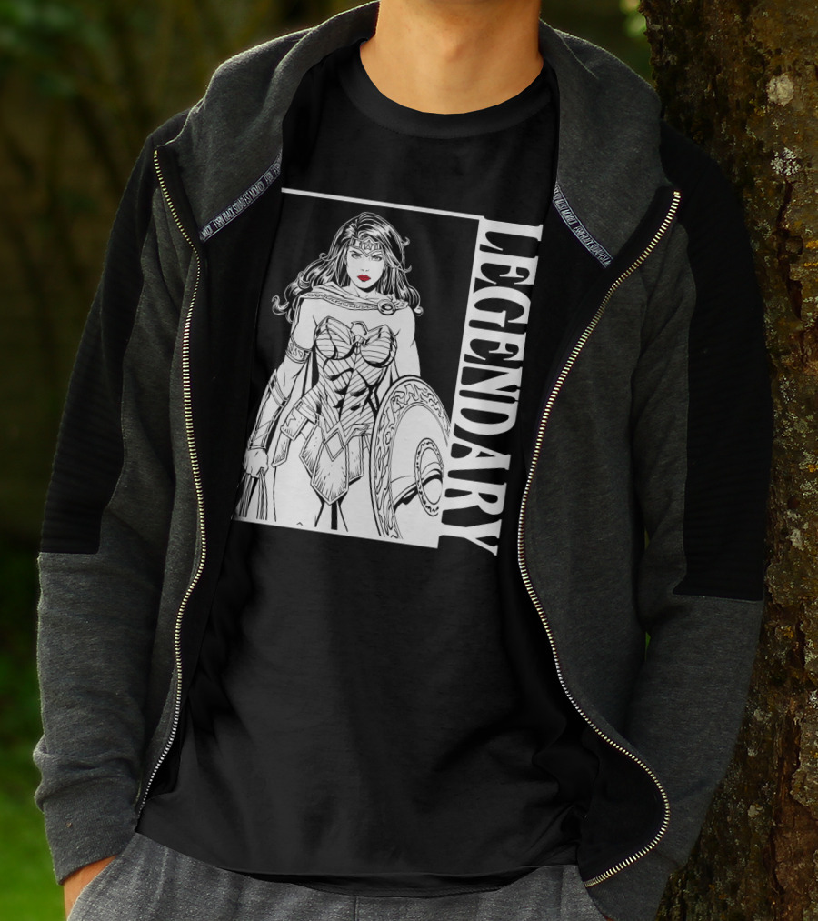 Wonder Woman Legendary Heroic Warrior T-Shirt