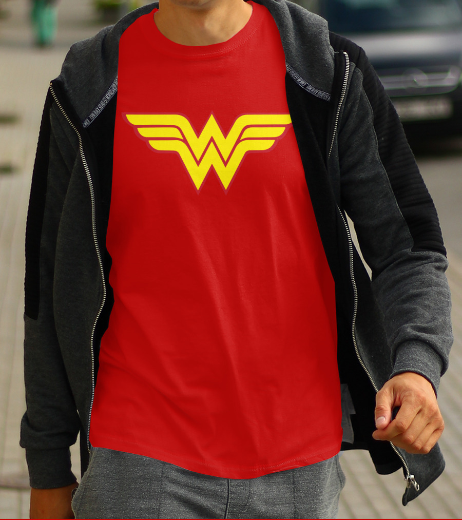 Wonder Woman Classic Yellow Emblem T-Shirt