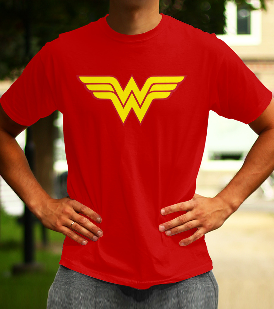 Wonder Woman Classic Yellow Emblem T-Shirt