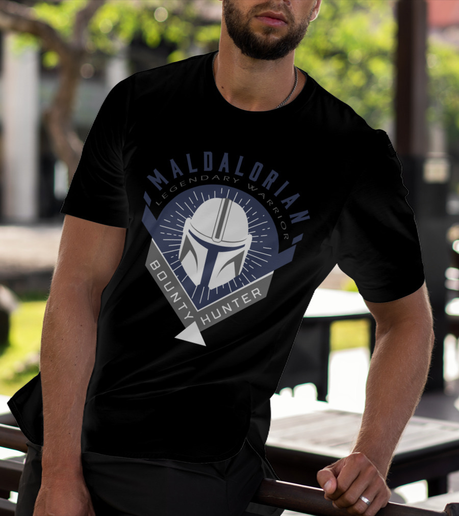 Maldalorian Legendary Warrior Bounty Hunter Helmet T-Shirt