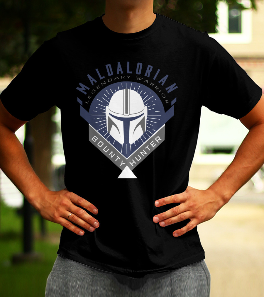 Maldalorian Legendary Warrior Bounty Hunter Helmet T-Shirt