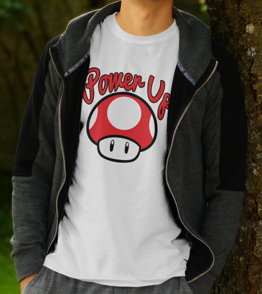 Super Mario Power Up Mushroom T-Shirt