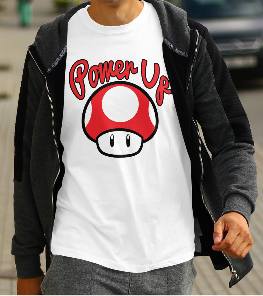 Super Mario Power Up Mushroom T-Shirt