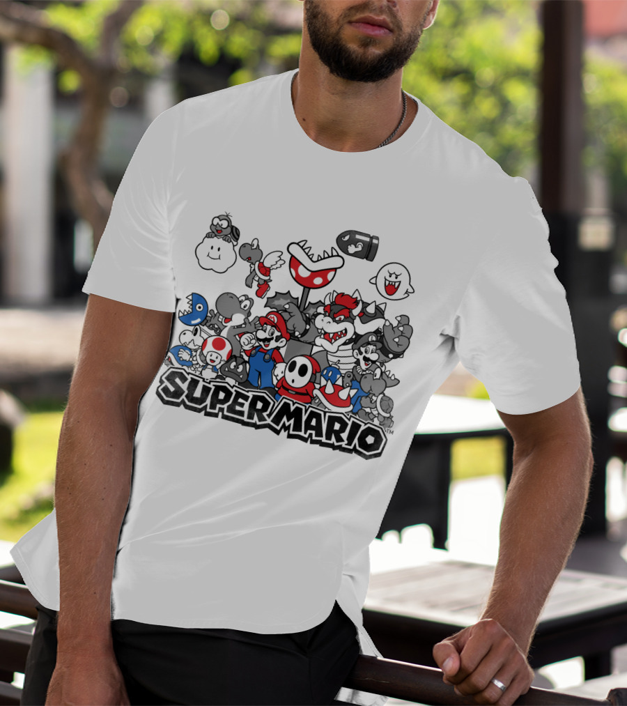 Super Mario Characters Compilation T-Shirt