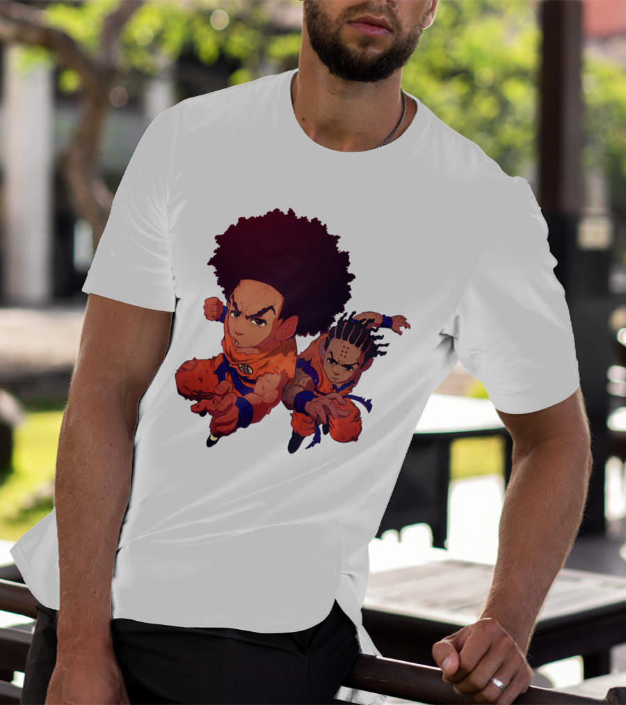 Dragonball Z Fusion Afro Style Characters T-Shirt