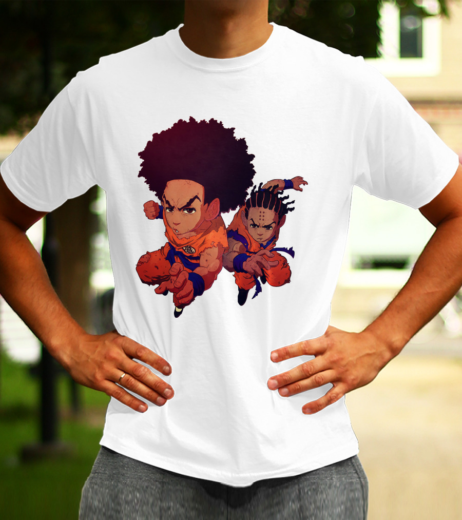 Dragonball Z Fusion Afro Style Characters T-Shirt