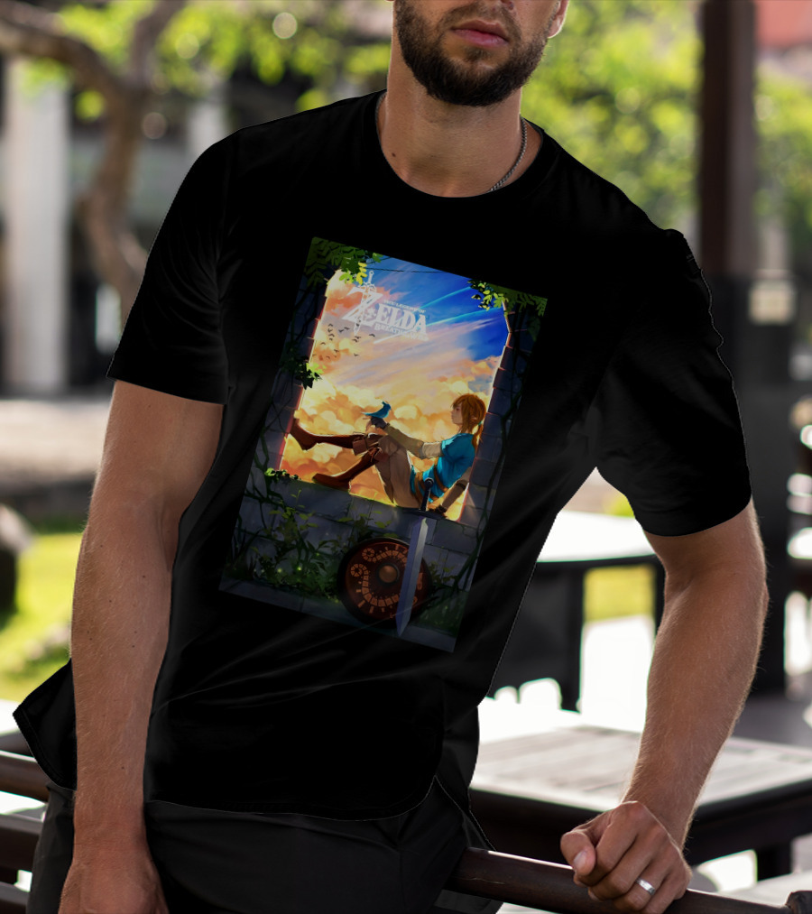 The Legend Of Zelda Breath Of The Wild Heroic Reflection T-Shirt