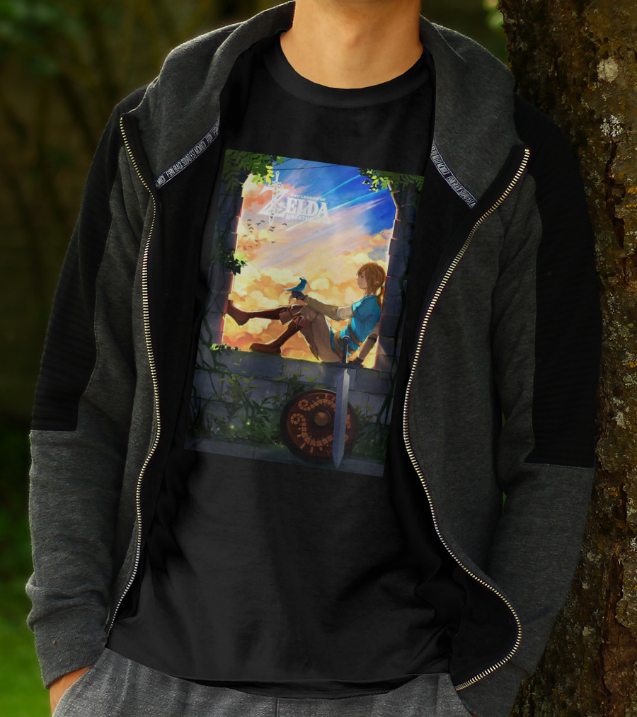 The Legend Of Zelda Breath Of The Wild Heroic Reflection T-Shirt