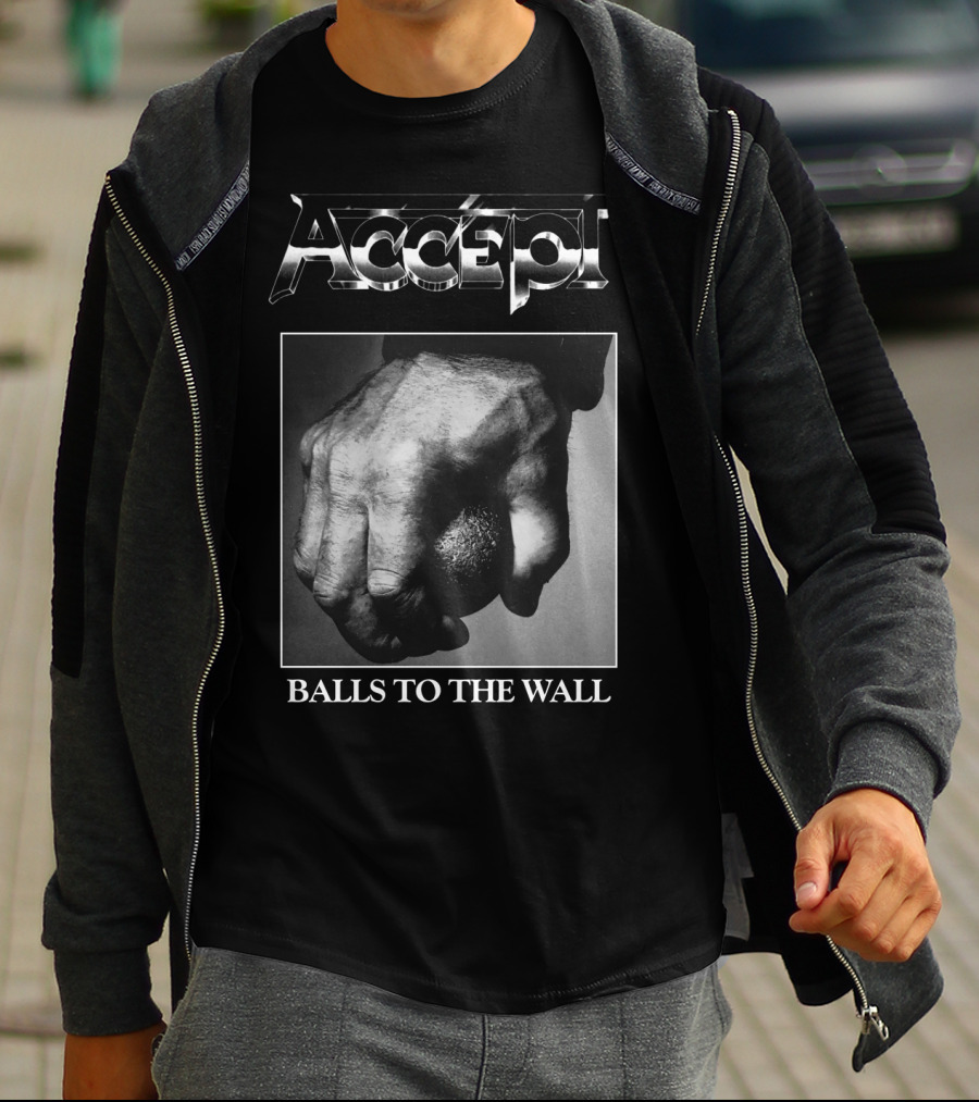 Accept Balls To The Wall Album Cover T-Shirt