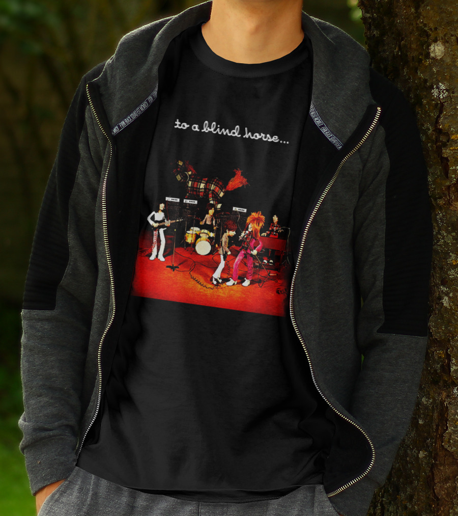 To A Blind Horse Band Performance Scene T-Shirt