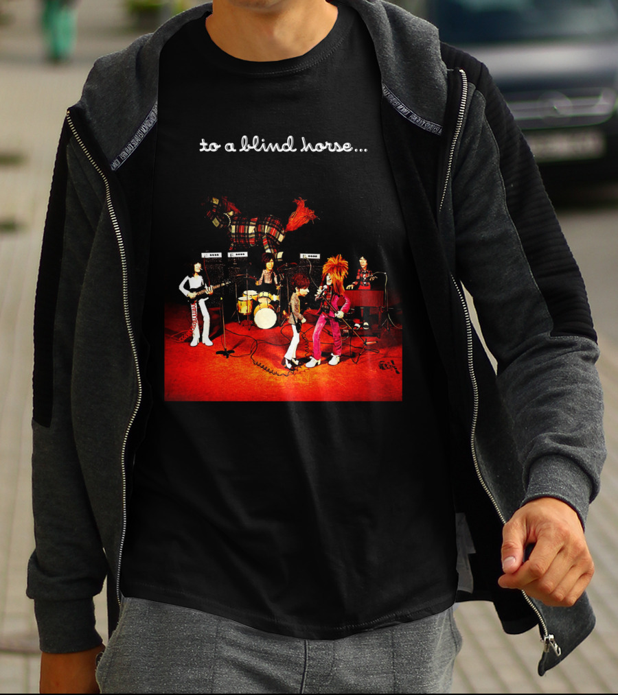 To A Blind Horse Band Performance Scene T-Shirt