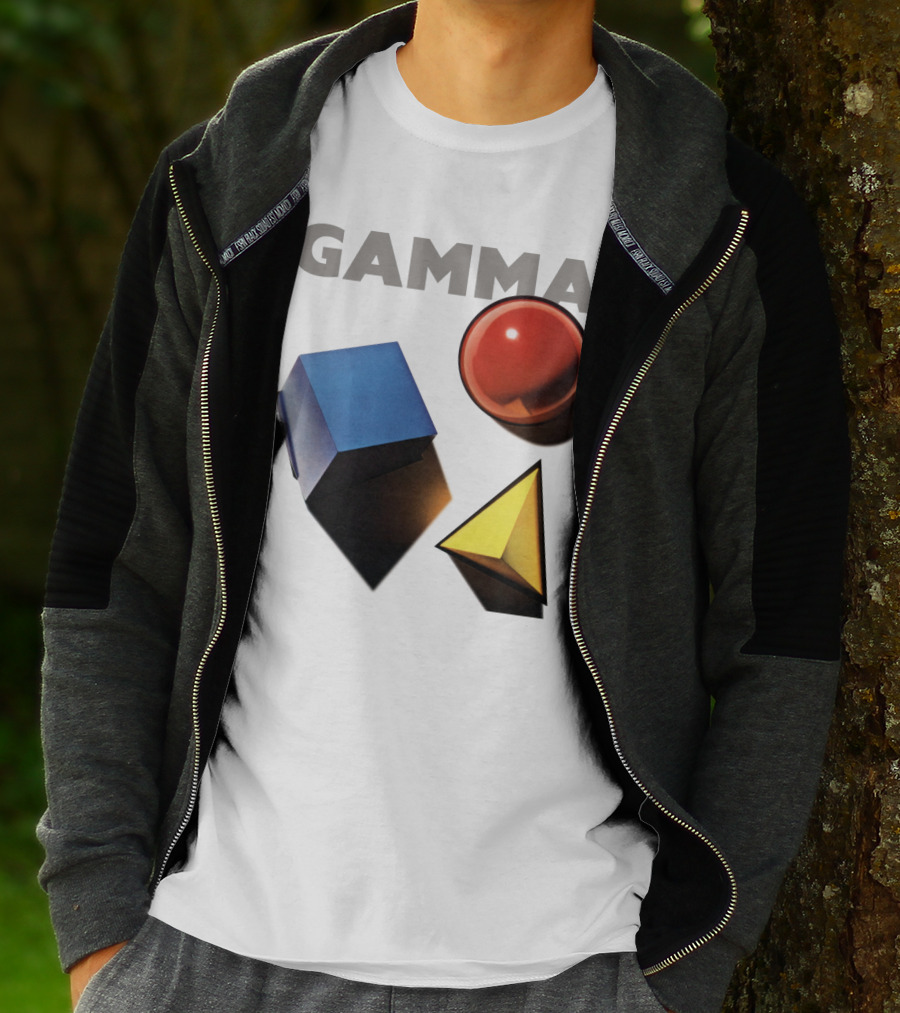 GAMMA 3 Geometric Shapes Cube Sphere Pyramid T-Shirt