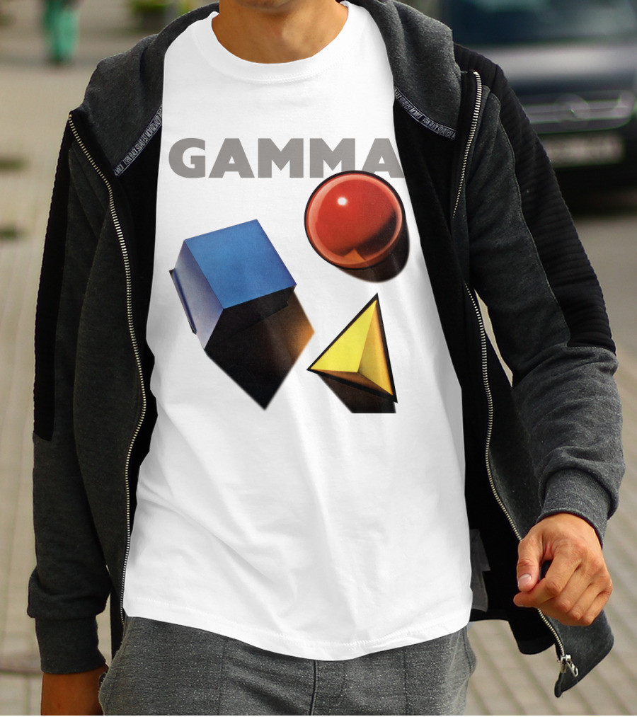 GAMMA 3 Geometric Shapes Cube Sphere Pyramid T-Shirt