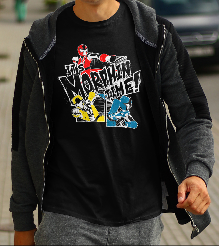 It's Morphin Time Power Rangers T-Shirt