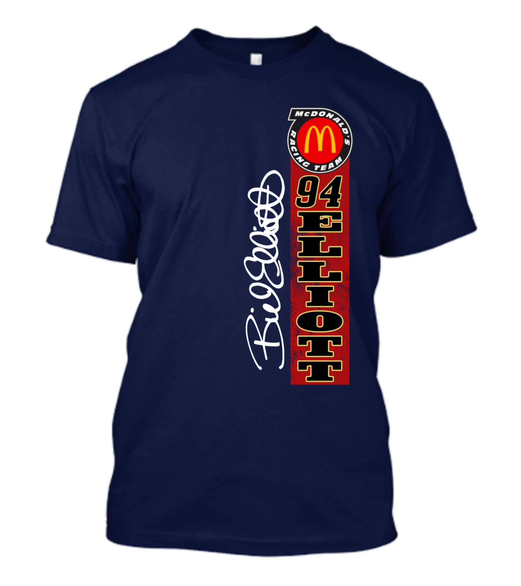 McDonald's Racing Team 94 Bill Elliott Signature T-Shirt