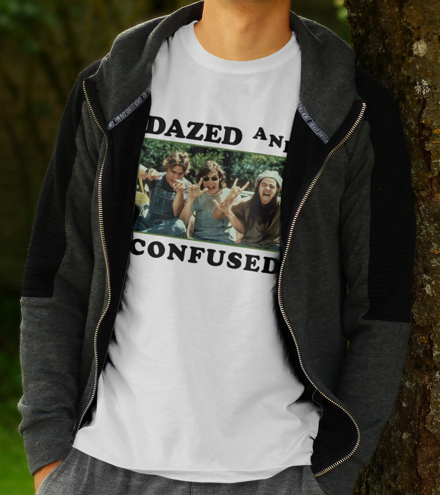Dazed And Confused 1993 Movie Cast Rock Hands Scene T-Shirt