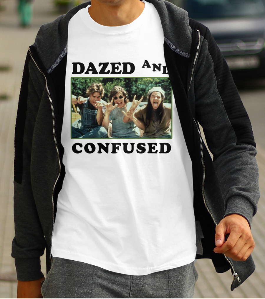 Dazed And Confused 1993 Movie Cast Rock Hands Scene T-Shirt