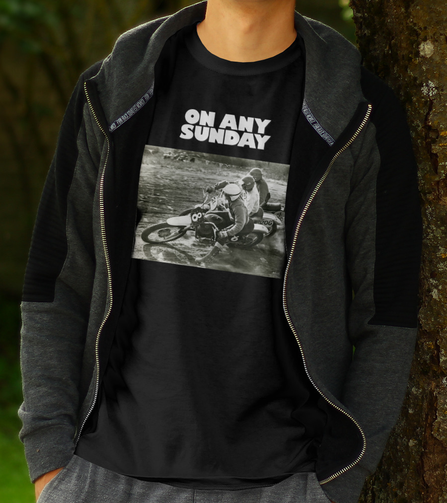 On Any Sunday Motorcycle Racing Classic Scene T-Shirt