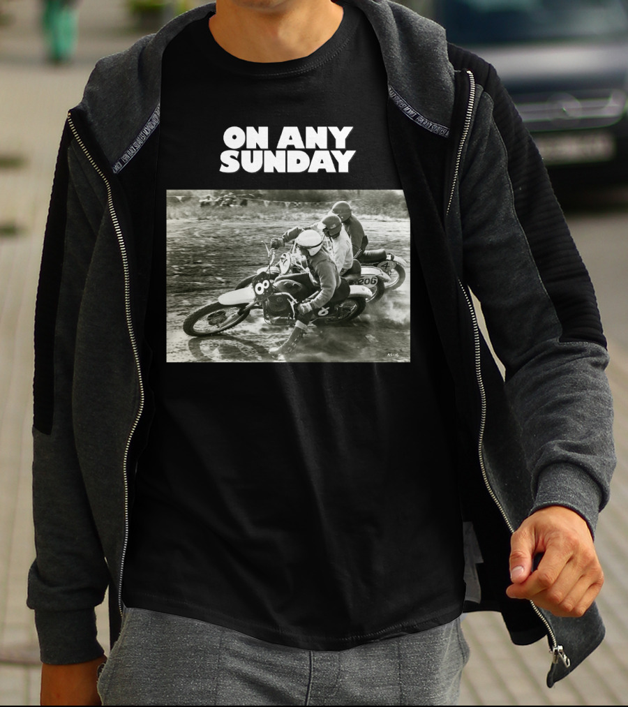 On Any Sunday Motorcycle Racing Classic Scene T-Shirt
