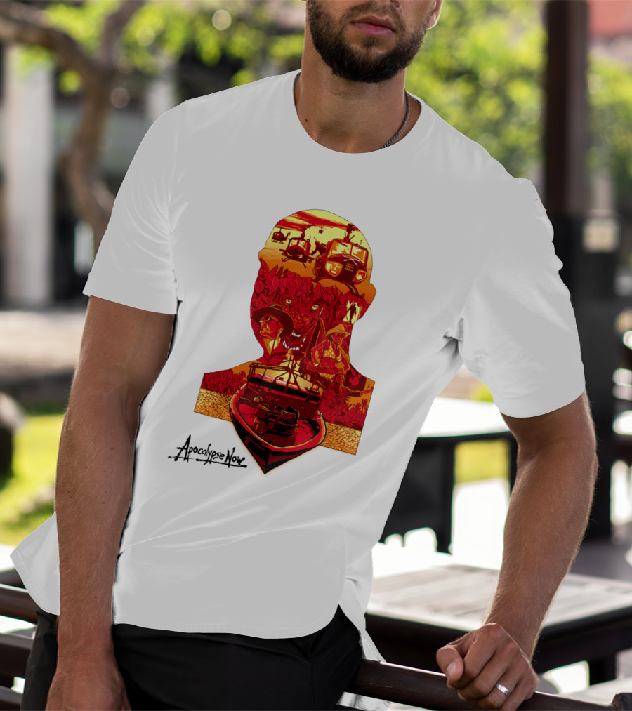 Apocalypse Now Graphic With Helicopters And Boat T-Shirt