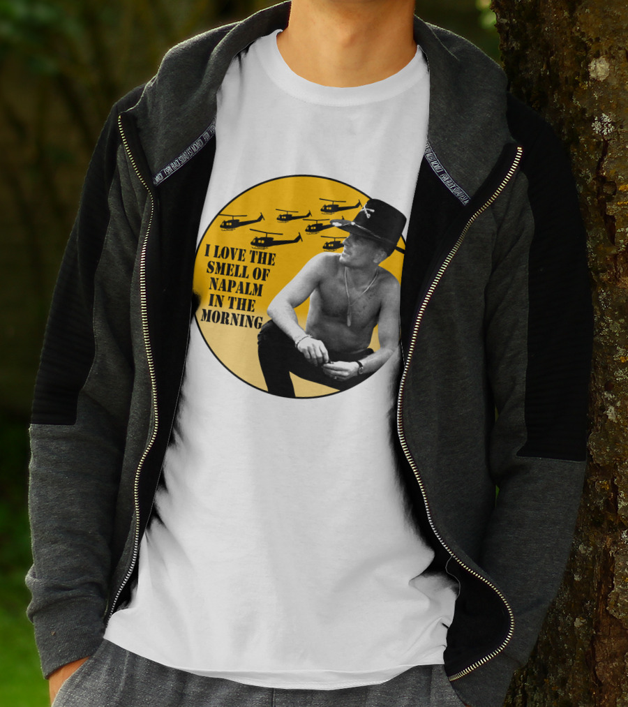 I Love The Smell Of Napalm In The Morning 20 Apocalypse Now Helicopters T-Shirt
