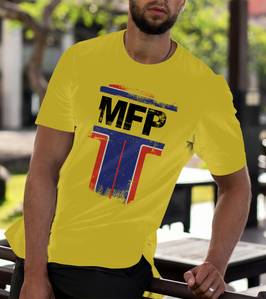 Mad Max MFP Main Force Patrol Vintage Logo Ao Vang T-Shirt