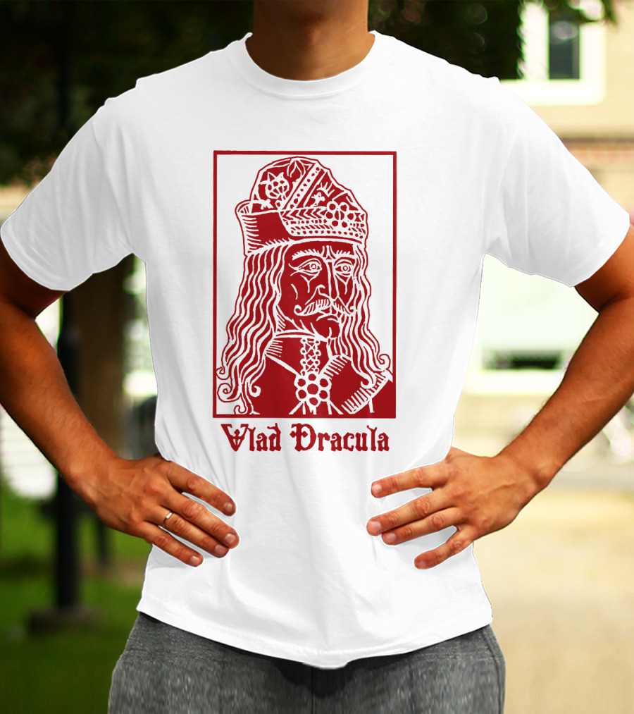 Vlad Dracula Vampire Icon Gothic T-Shirt