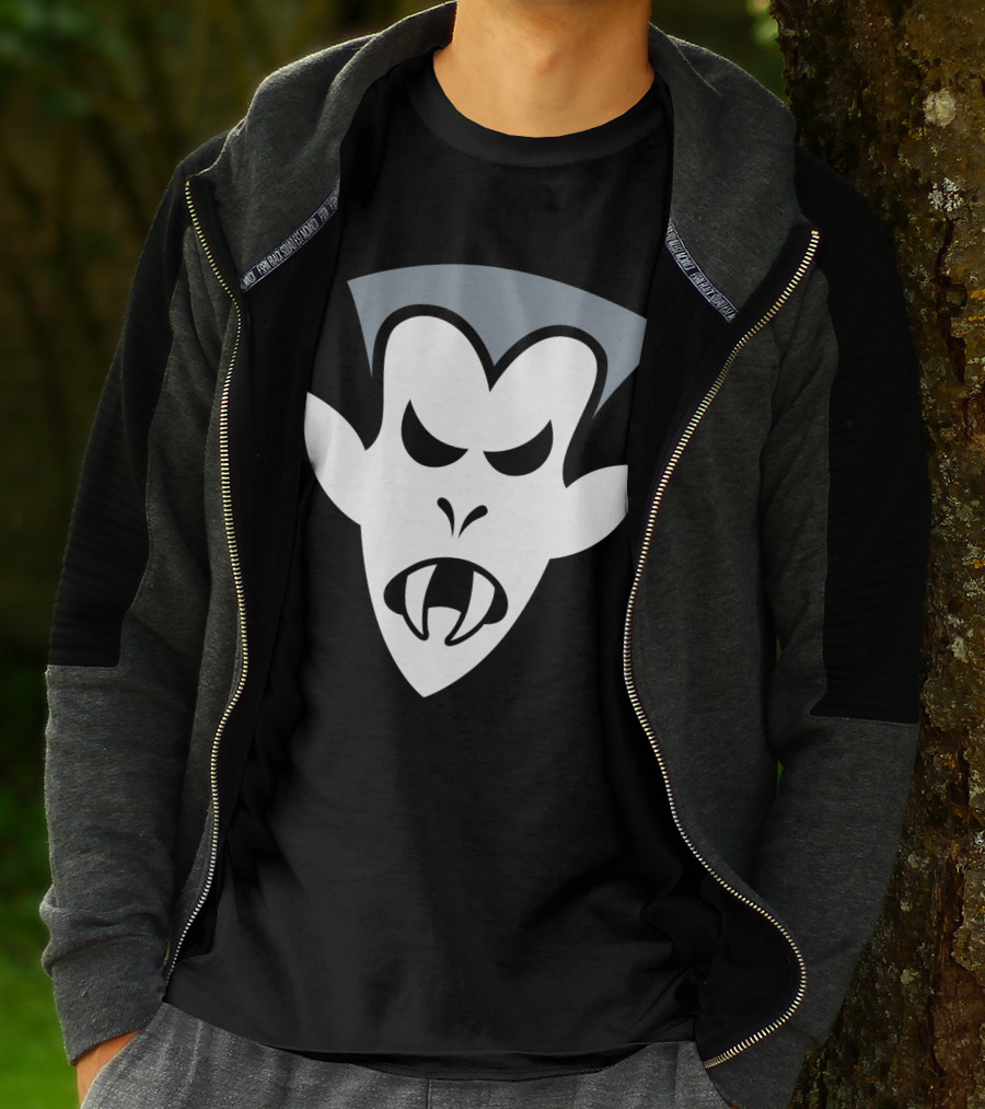 Halloween Angry Vampire Face T-Shirt