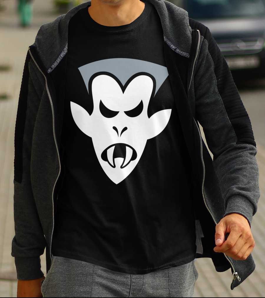 Halloween Angry Vampire Face T-Shirt