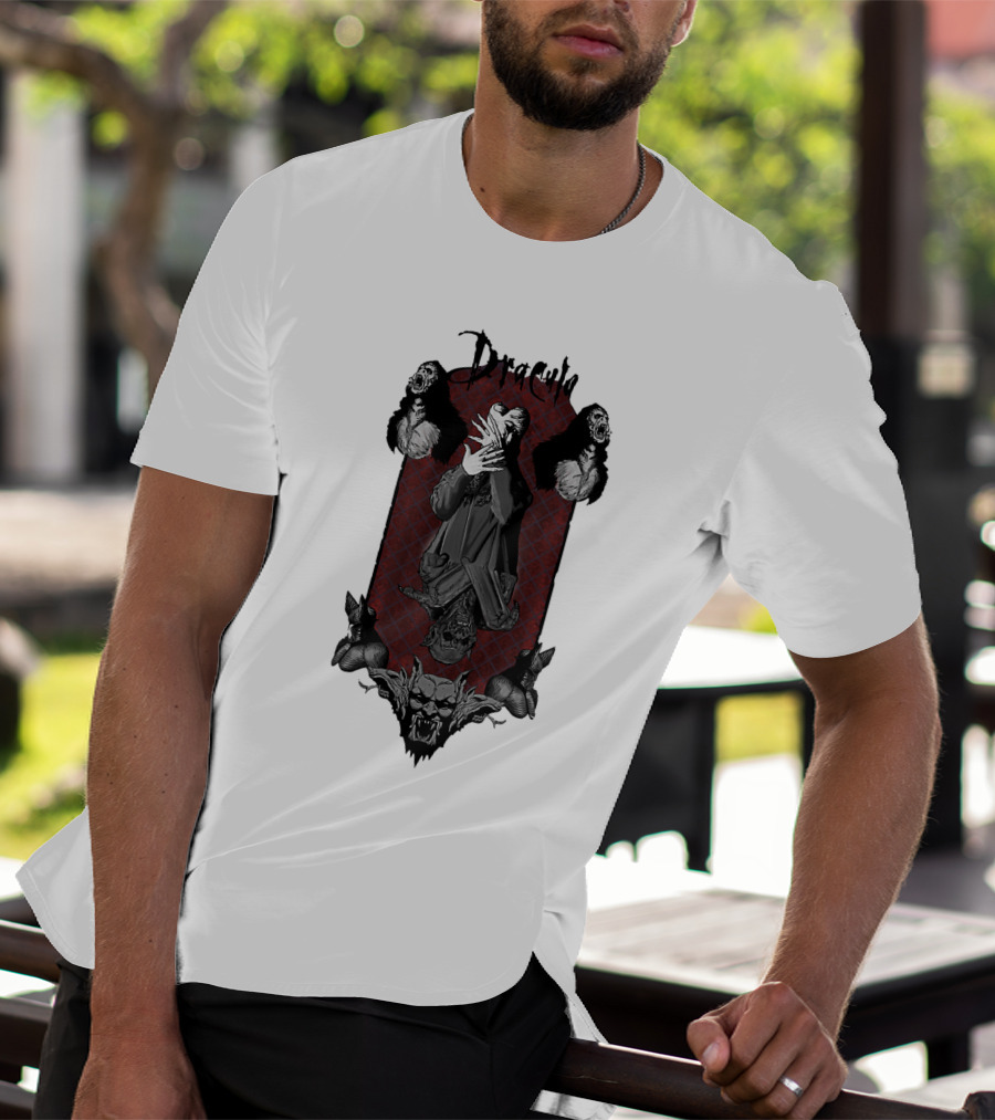 Dracula Vampire Gothic Horror Iconic Imagery T-Shirt