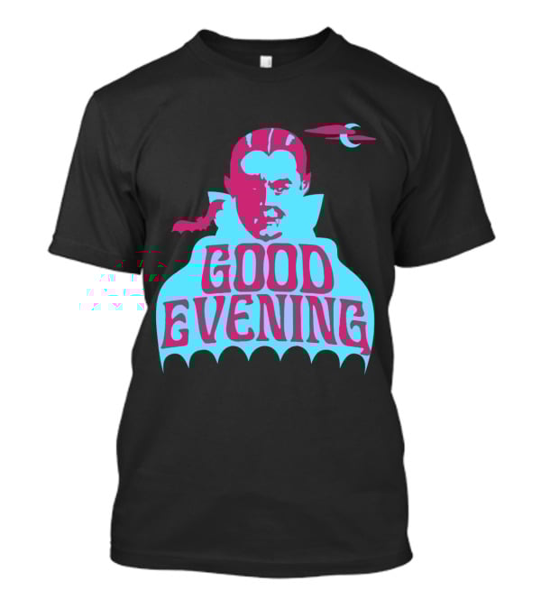 Good Evening Dracula Vampire MoonBat Iconic T-Shirt