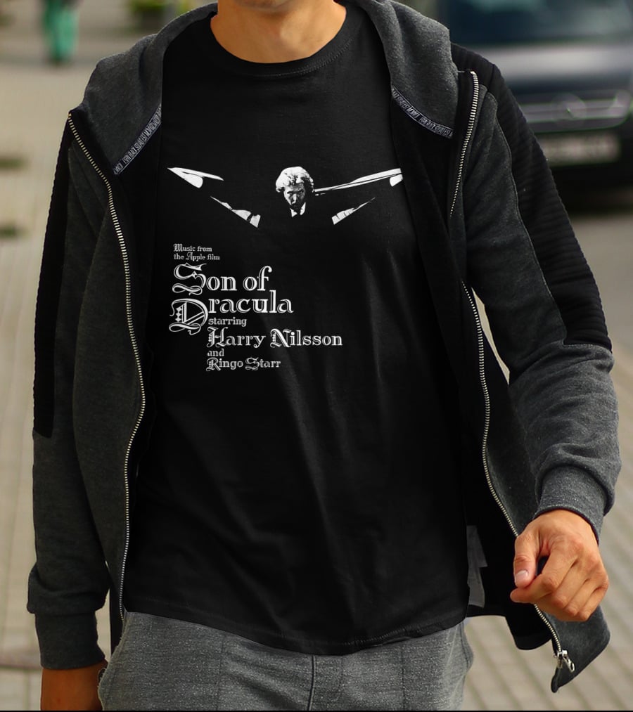 Music From Apple Film Son Of Dracula Starring Harry Nilsson Ringo Starr T-Shirt