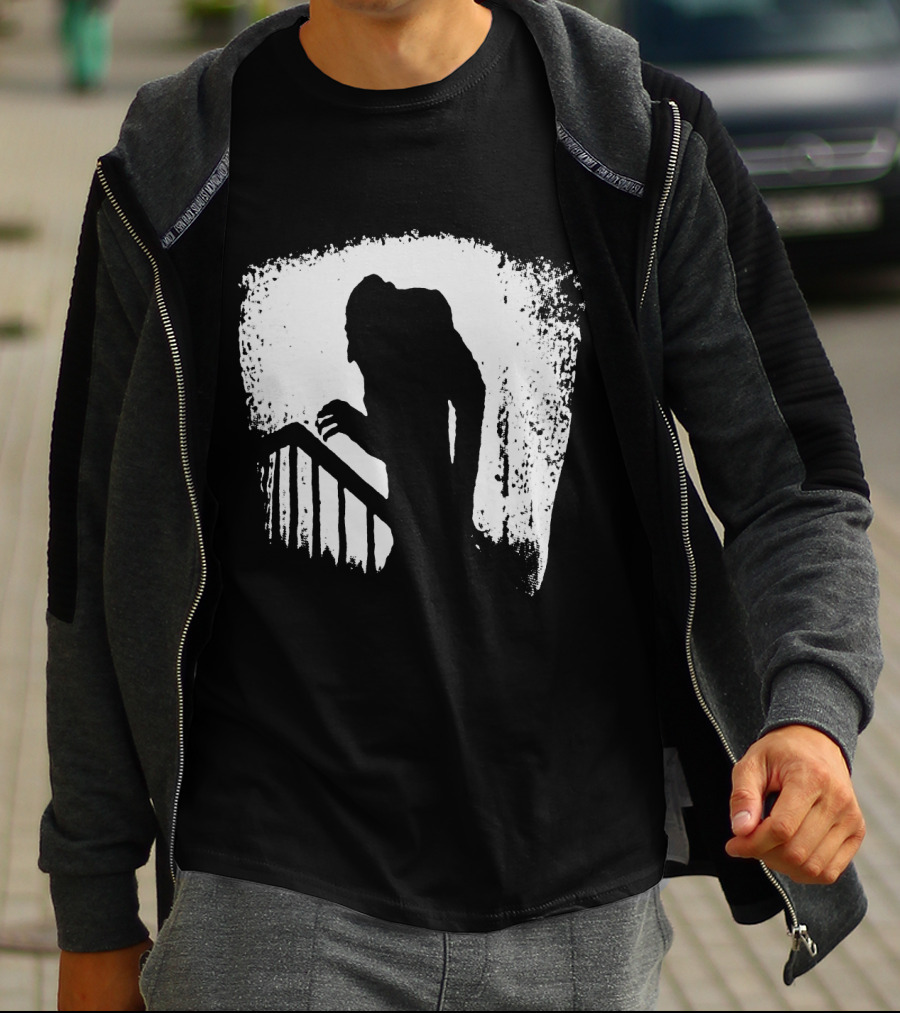 Nosferatu Vintage Horror Silhouette Icon Classic T-Shirt