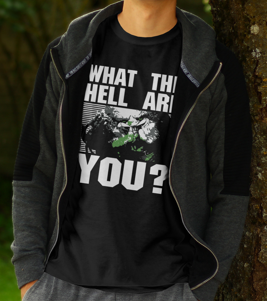 Predator Alien What The Hell Are You? T-Shirt