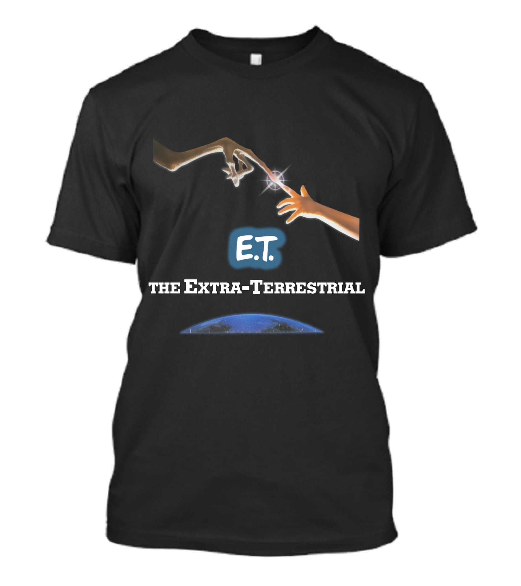 E.T. The Extra-Terrestrial Iconic Finger Touch And Earth T-Shirt