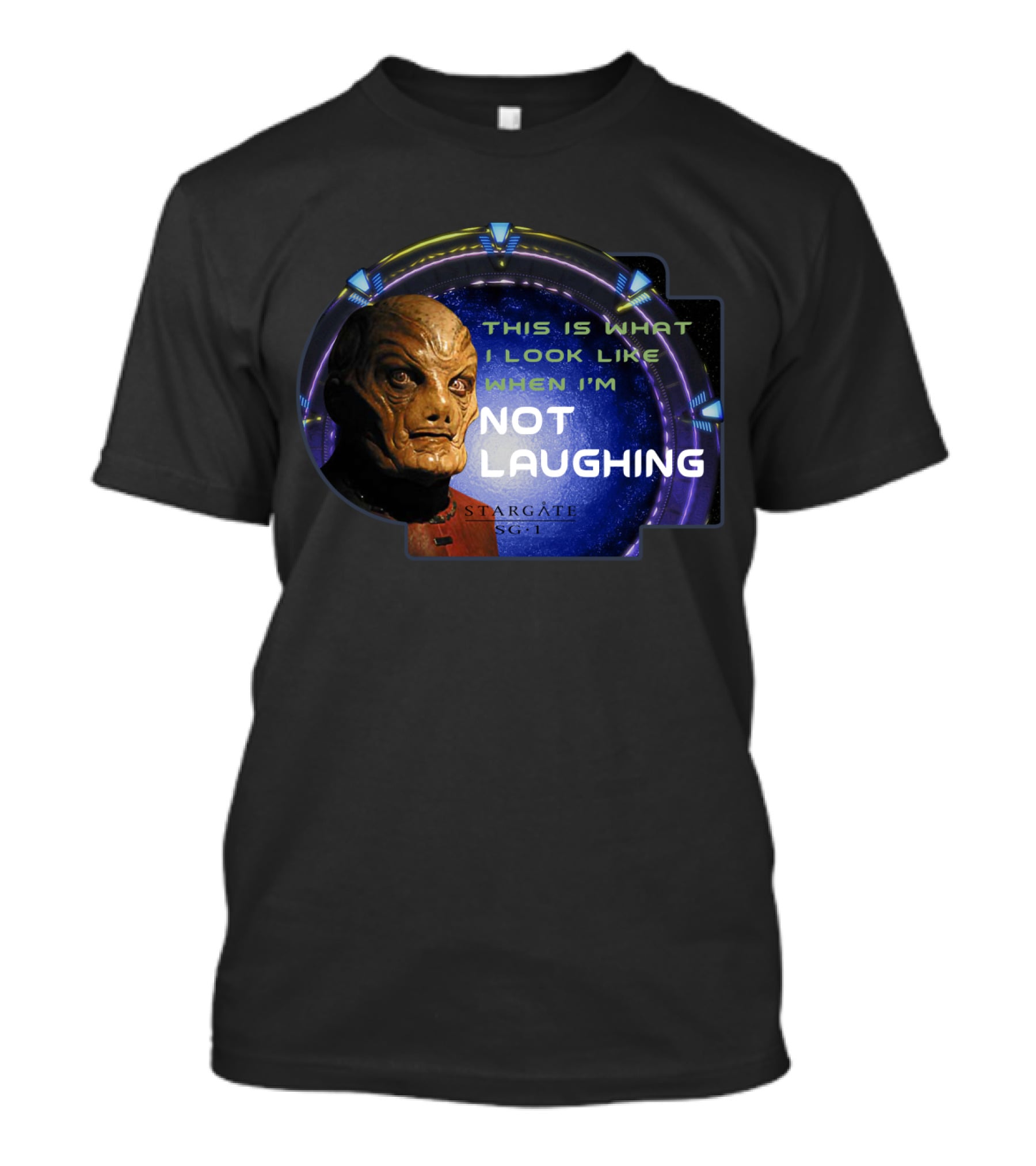 Stargate SG-1 This Is What I Look Like When I'm Not Laughing T-Shirt