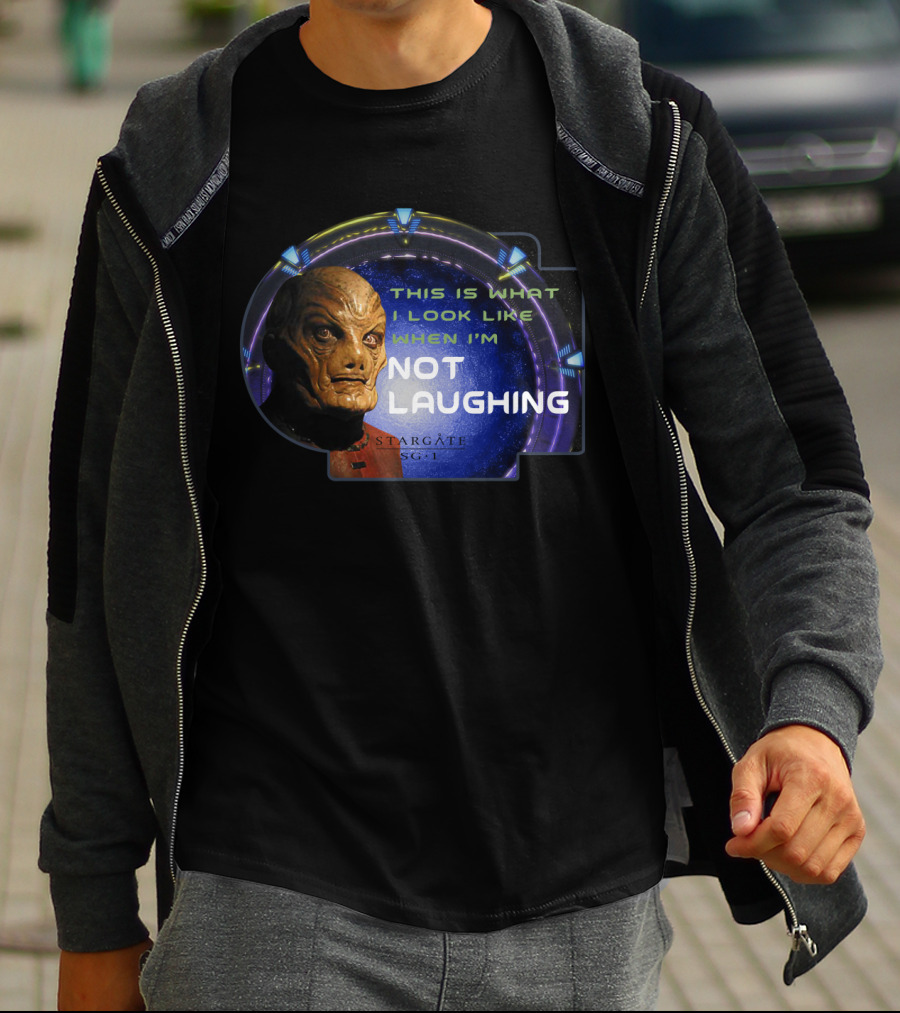 Stargate SG-1 This Is What I Look Like When I'm Not Laughing T-Shirt