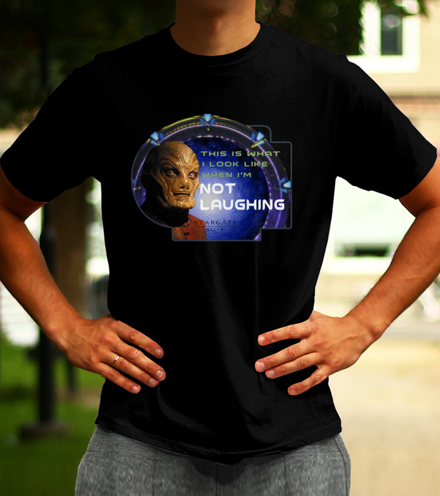 Stargate SG-1 This Is What I Look Like When I'm Not Laughing T-Shirt