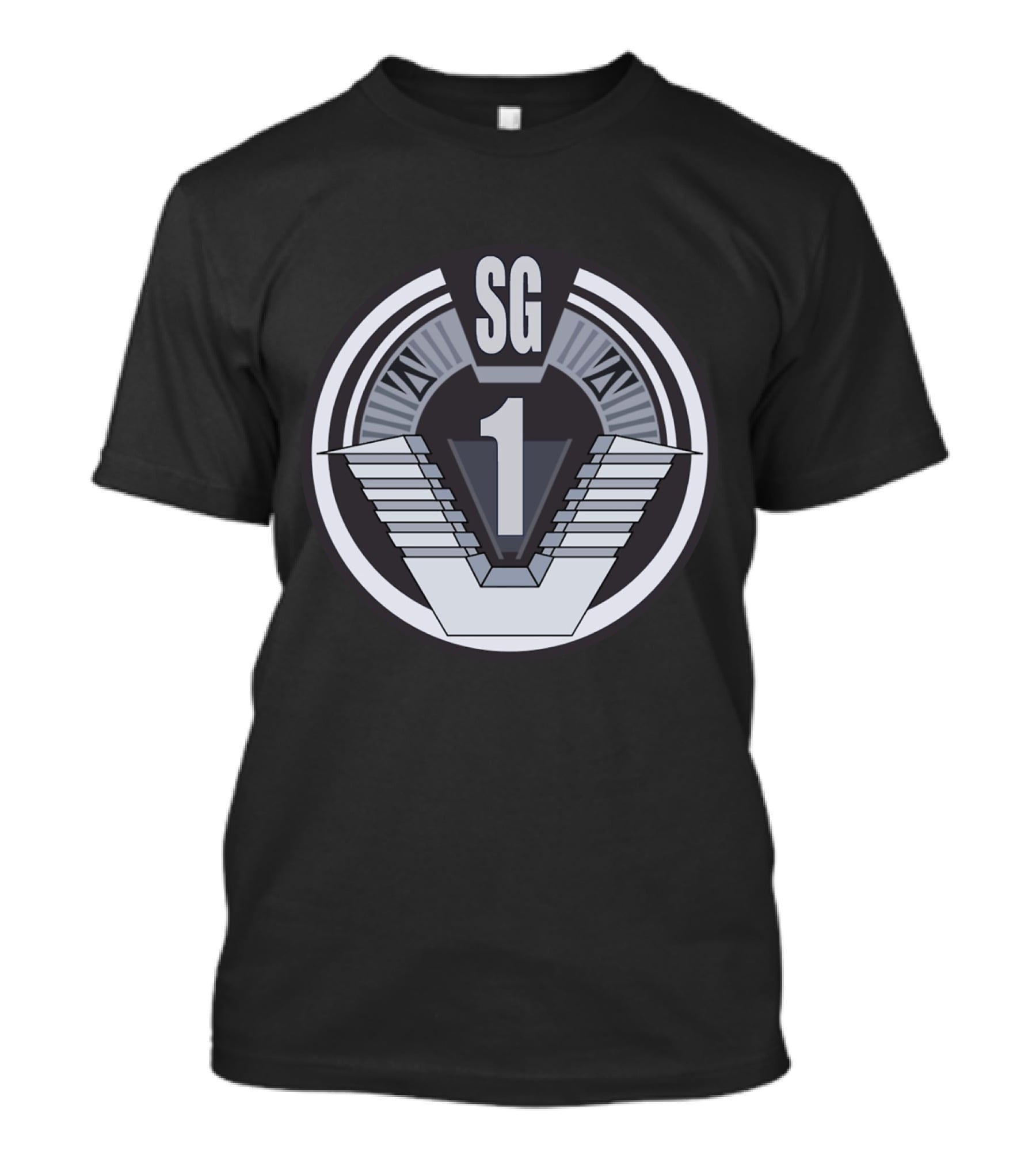 SG1 Roman Numerals Badge T-Shirt