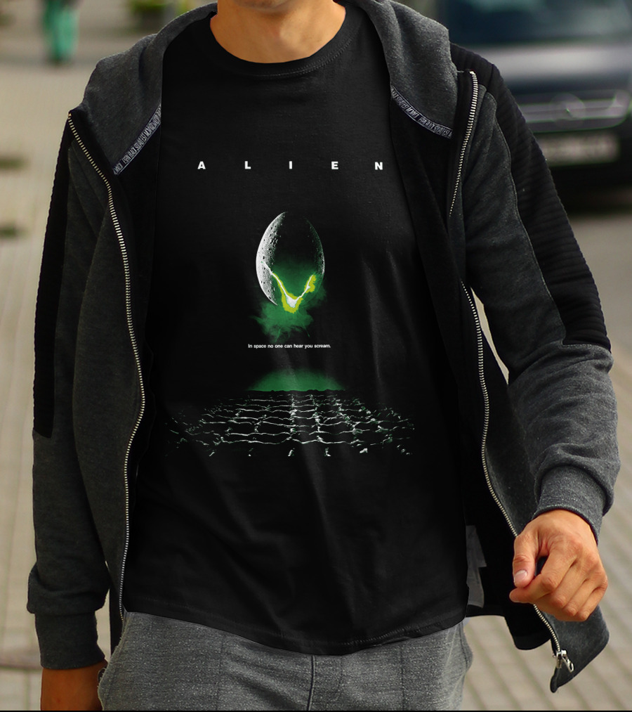 Alien 1979 In Space No One Can Hear You Scream T-Shirt