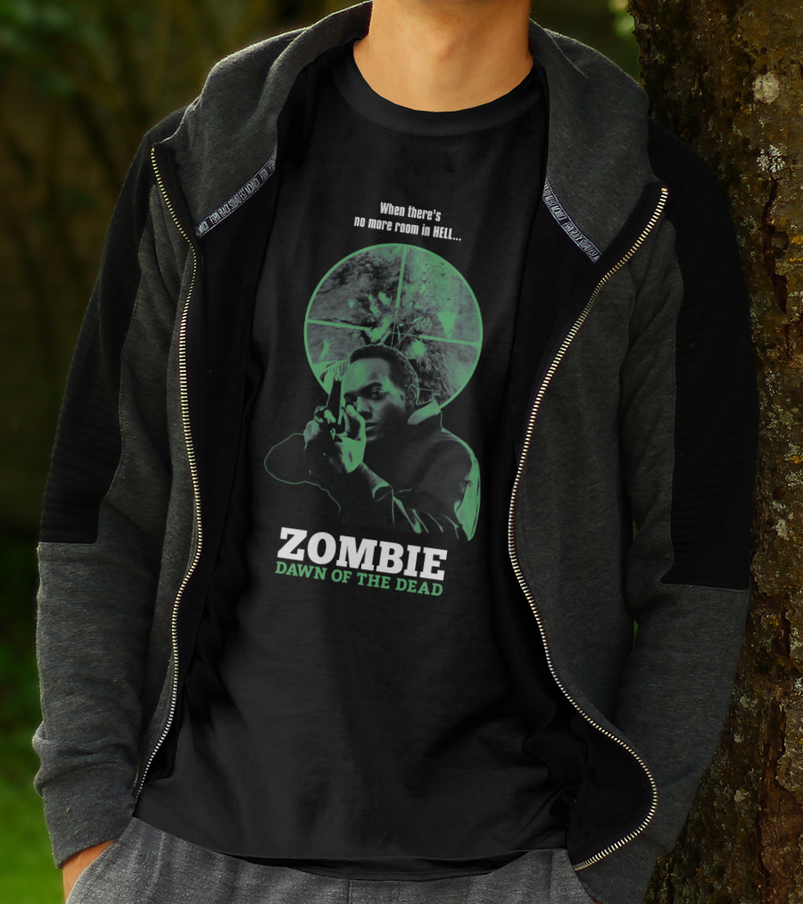 When There's No More Room In Hell Zombie Dawn Of The Dead 1978 T-Shirt
