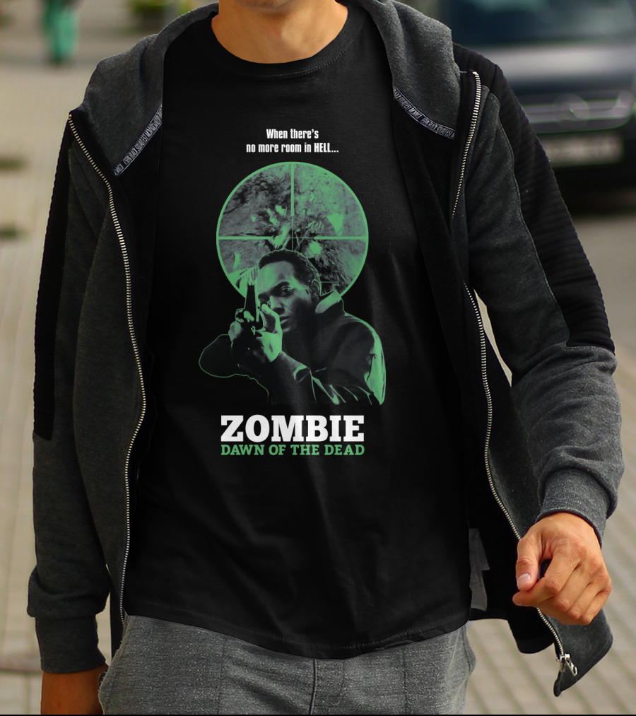 When There's No More Room In Hell Zombie Dawn Of The Dead 1978 T-Shirt